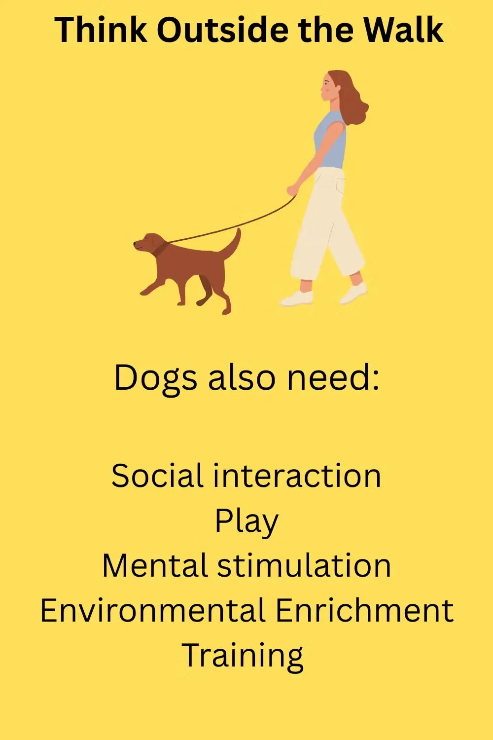 An infographic about thinking outside the walk