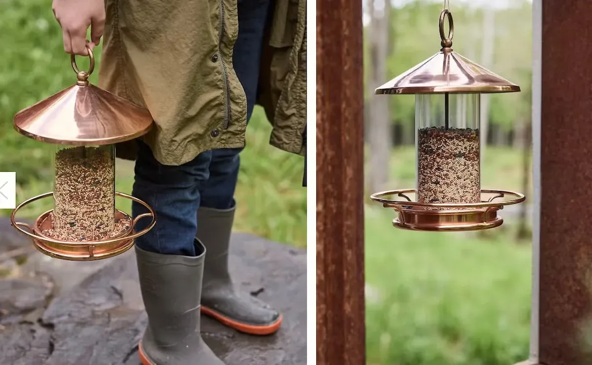 Terrain Copper Bird feeder.