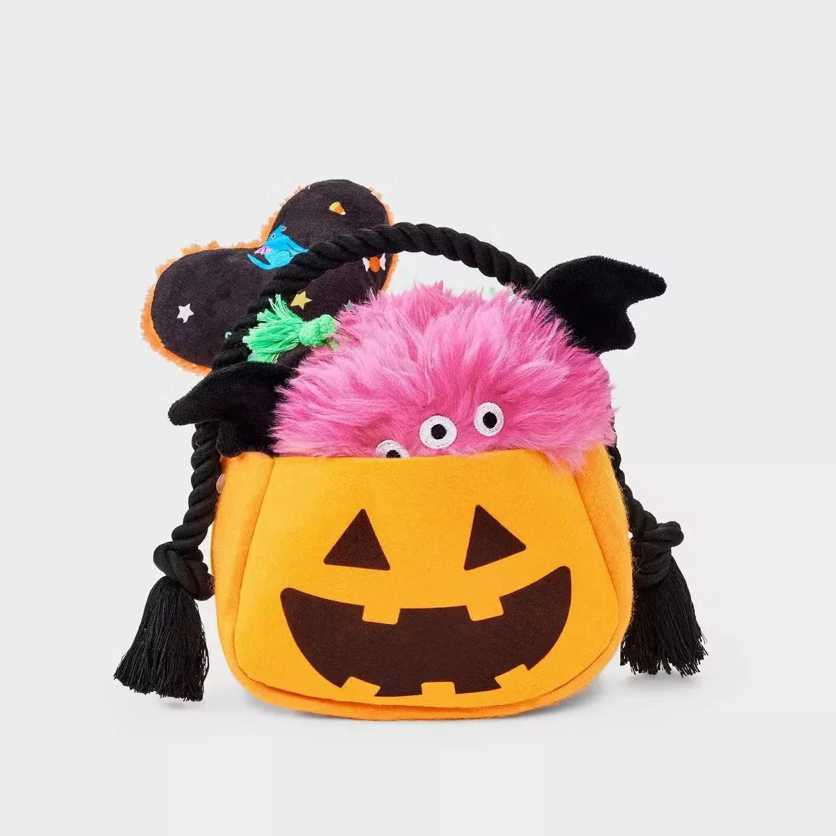 Target Monster Pumpkin Pail Dog Plush Rope Toy Set