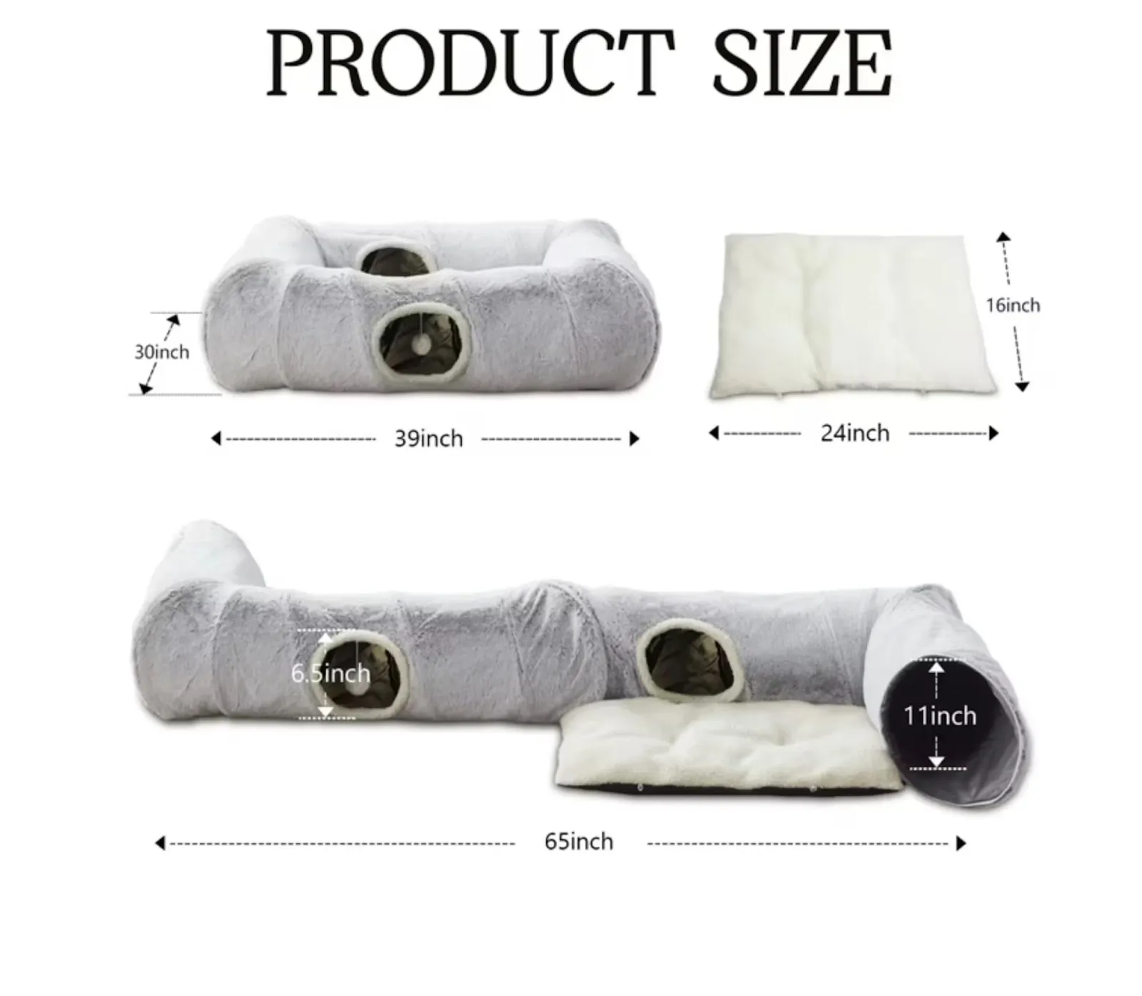 Walmart cat tunnel size