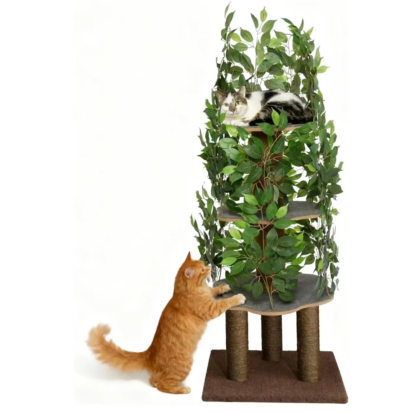 Cat Tree With Leaves from Amazon.